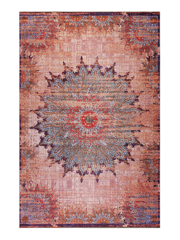 Wecon Home Dywan "Rooftop" w kolorze czerwonym rozmiar: 70x120 cm