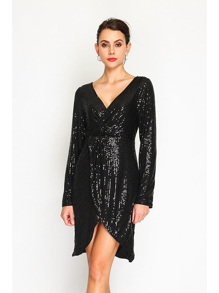 ASSUILI Sukienka w kolorze czarnym rozmiar: 40