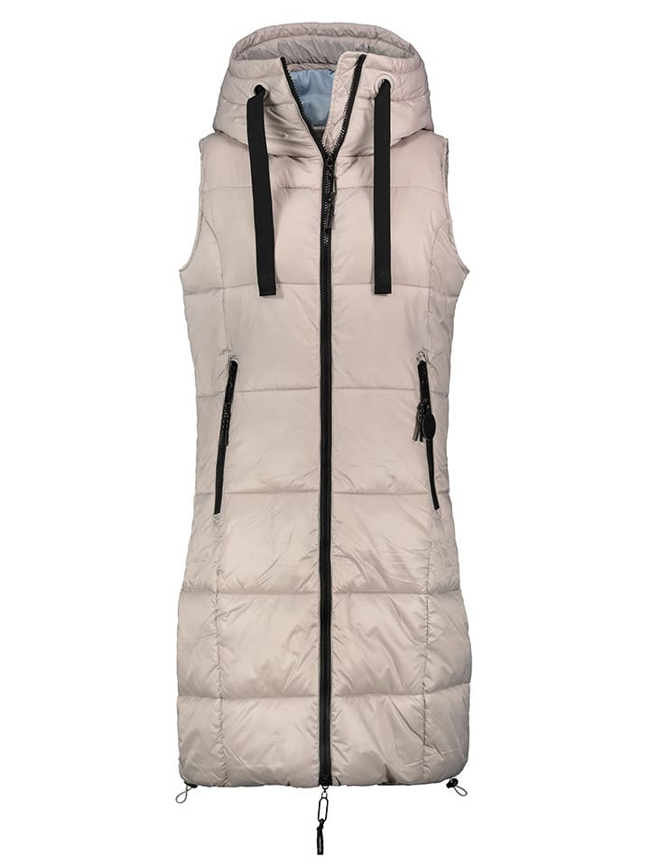 Sublevel Kamizelka pikowana w kolorze kremowym rozmiar: L