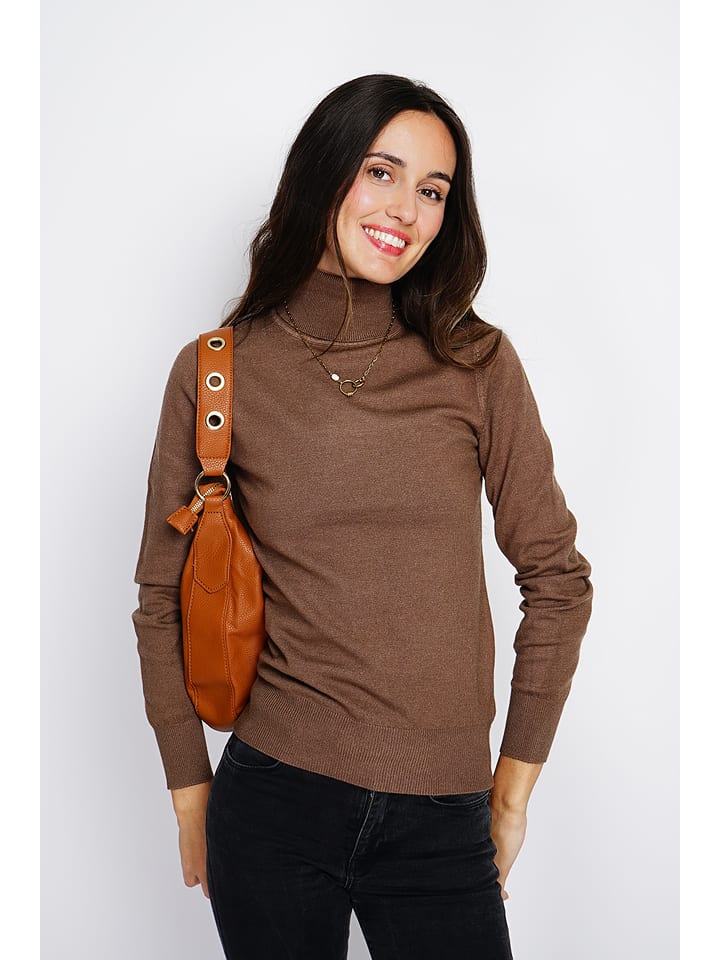 ASSUILI Golf w kolorze brązowym rozmiar: 42