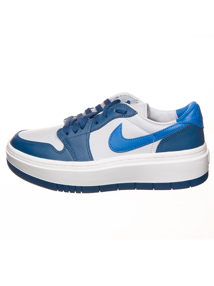 Air Jordan Skórzane sneakersy "1 Elevate Low'' w kolorze biało-niebieskim rozmiar: 40,5