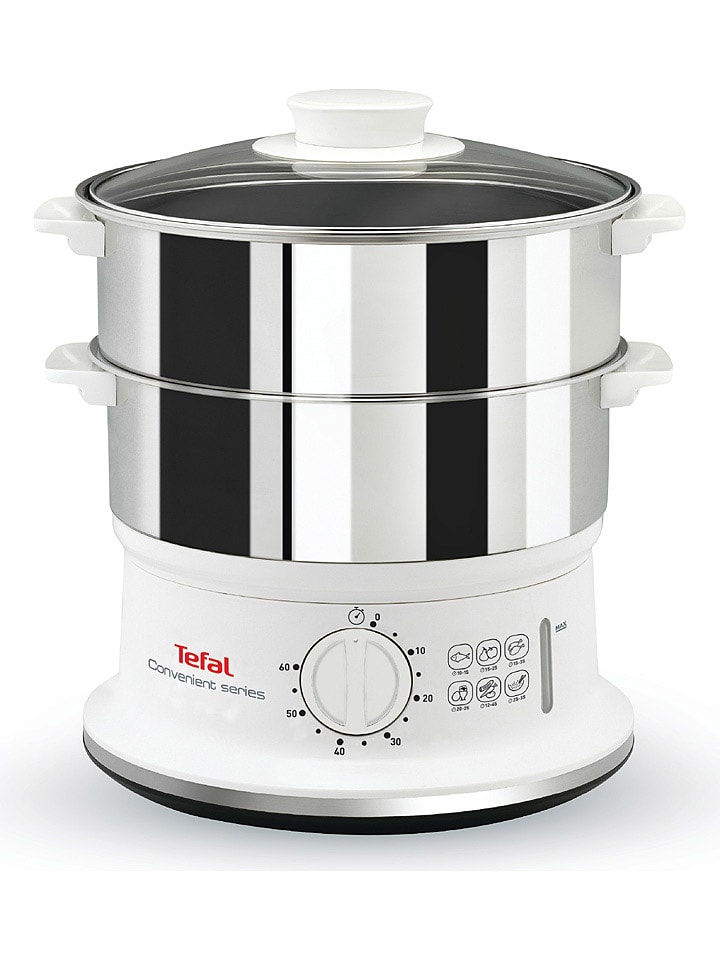 Tefal Parowar "VC1451" w kolorze srebrno-białym rozmiar: onesize
