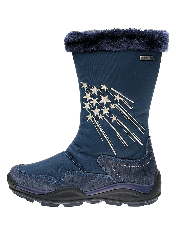 El Naturalista Skórzane kozaki zimowe w kolorze granatowym rozmiar: 29