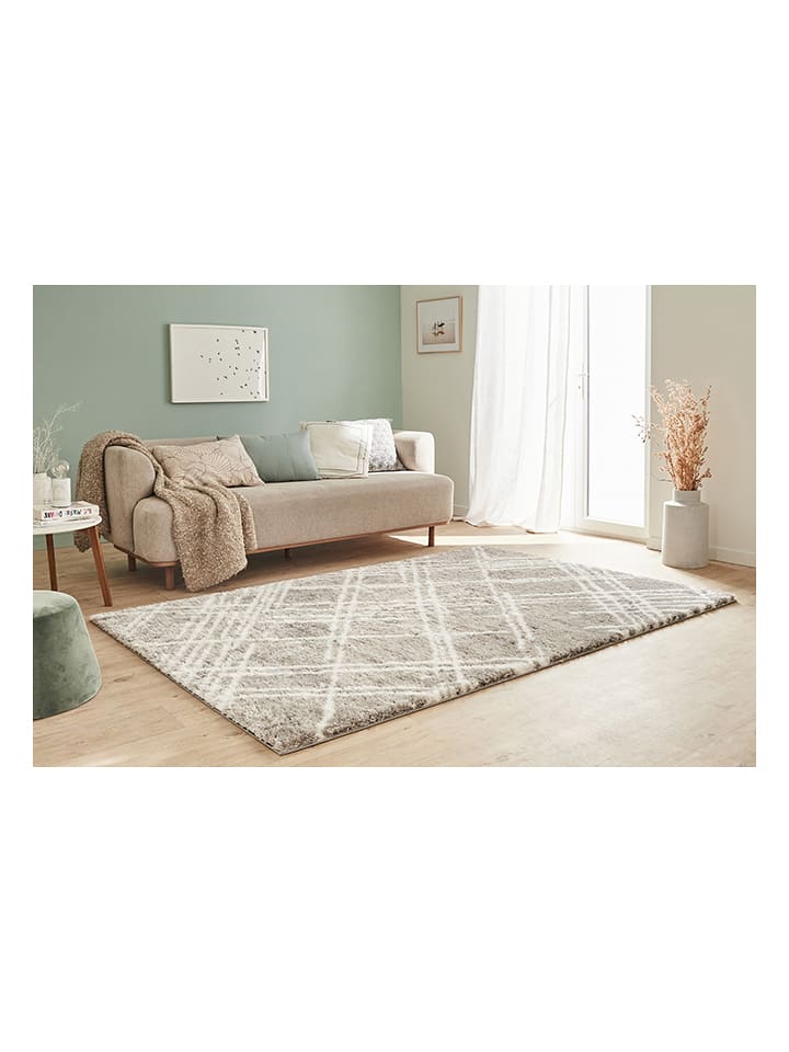 Nazar Dywan "Shaggy" w kolorze szarym rozmiar: 120x160cm