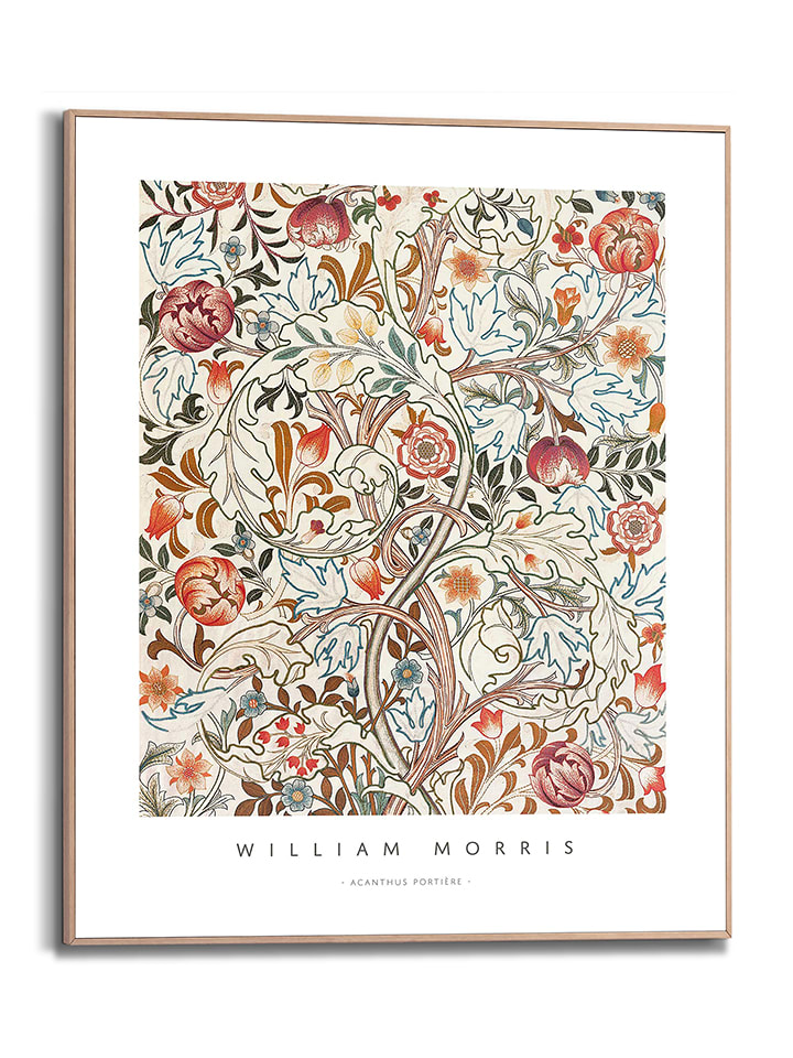 Orangewallz Druk artystyczny "William Morris - Acanthus" w ramce rozmiar: 50x70 cm