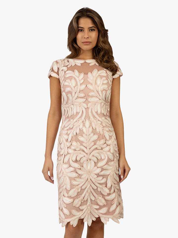 APART Sukienka w kolorze jasnoróżowo-kremowym rozmiar: 44