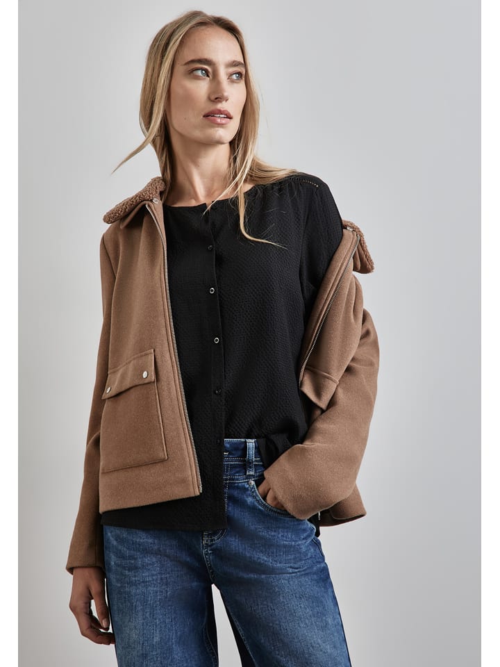 Street One Bluzka w kolorze czarnym rozmiar: 36