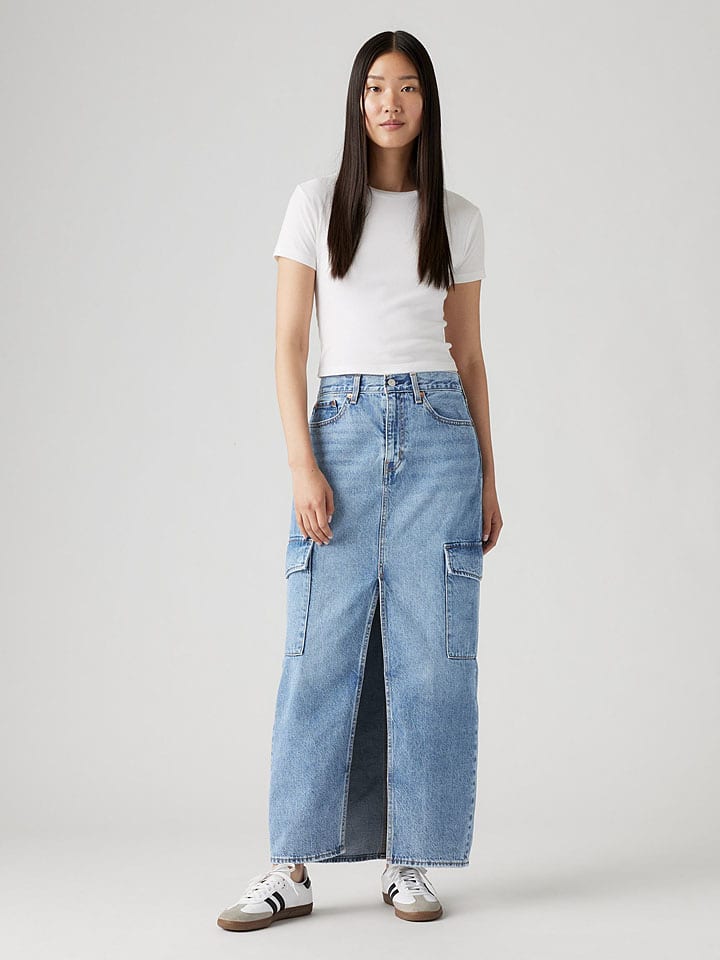 Levi´s Spódnica dżinsowa w kolorze błękitnym rozmiar: W31