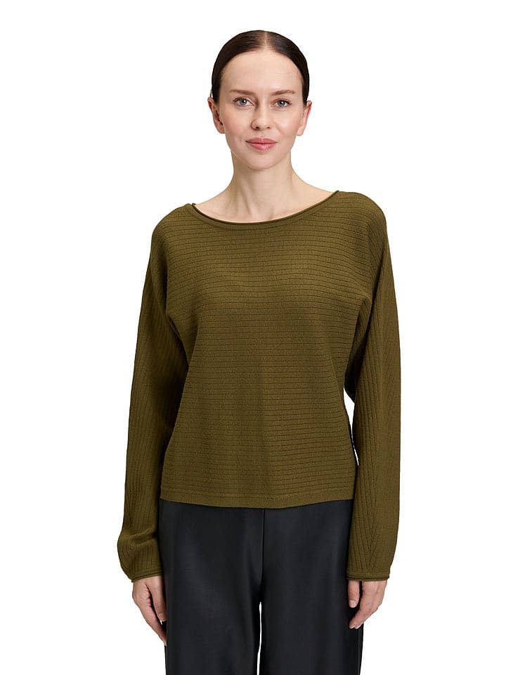 Betty Barclay Sweter w kolorze oliwkowym rozmiar: 44