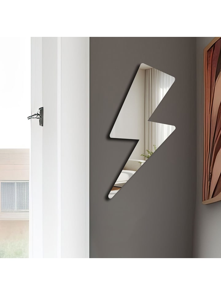 Wallity Lustro w kolorze srebrnym - 60 x 30 cm rozmiar: onesize