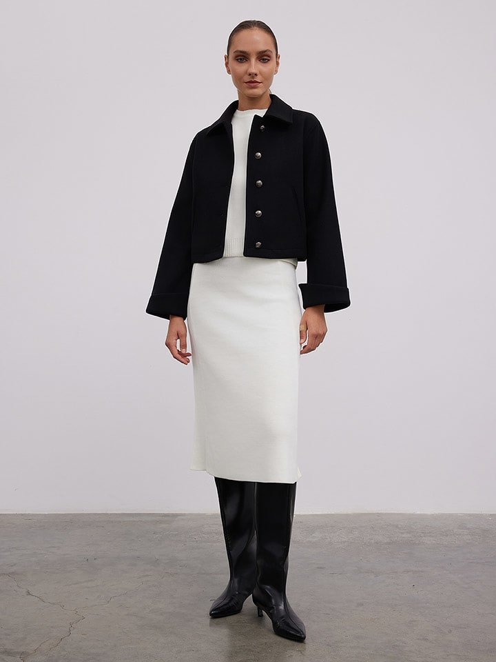 BGN Spódnica w kolorze białym rozmiar: 38