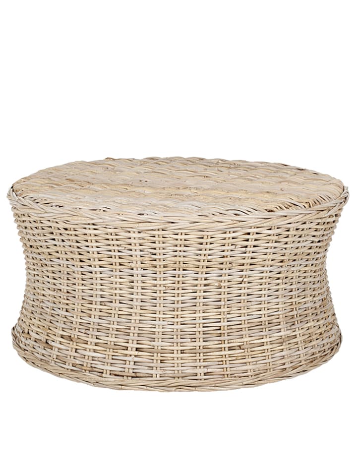 Safavieh Puf "Ruxton" w kolorze beżowym - wys. 40 x Ø 81 cm rozmiar: onesize