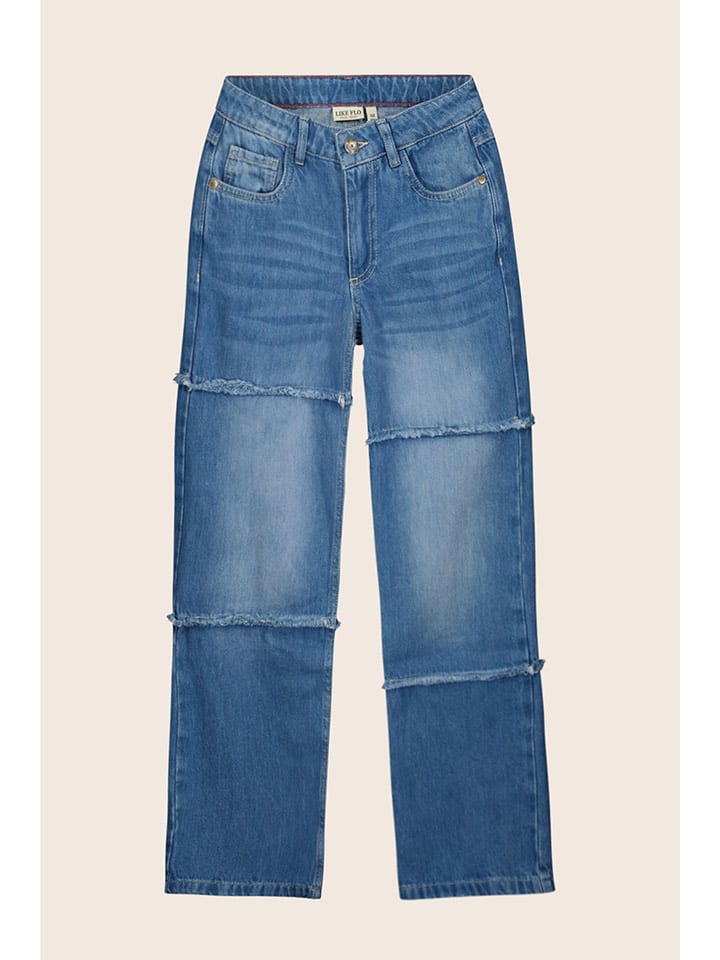 Like Flo Dżinsy "Femm" - Regular fit - w kolorze niebieskim rozmiar: 164