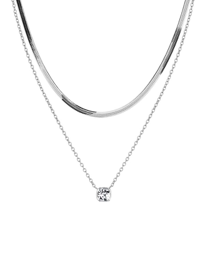 Tamaris Naszyjniki (2 szt.) z elementem ozdobnym - dł. 50 cm rozmiar: onesize