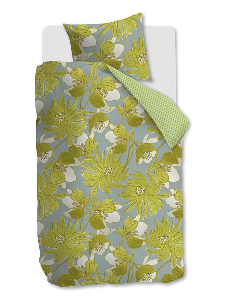 Beddinghouse Komplet pościeli "Melodi" w kolorze zielonym rozmiar: 140x200/220 cm