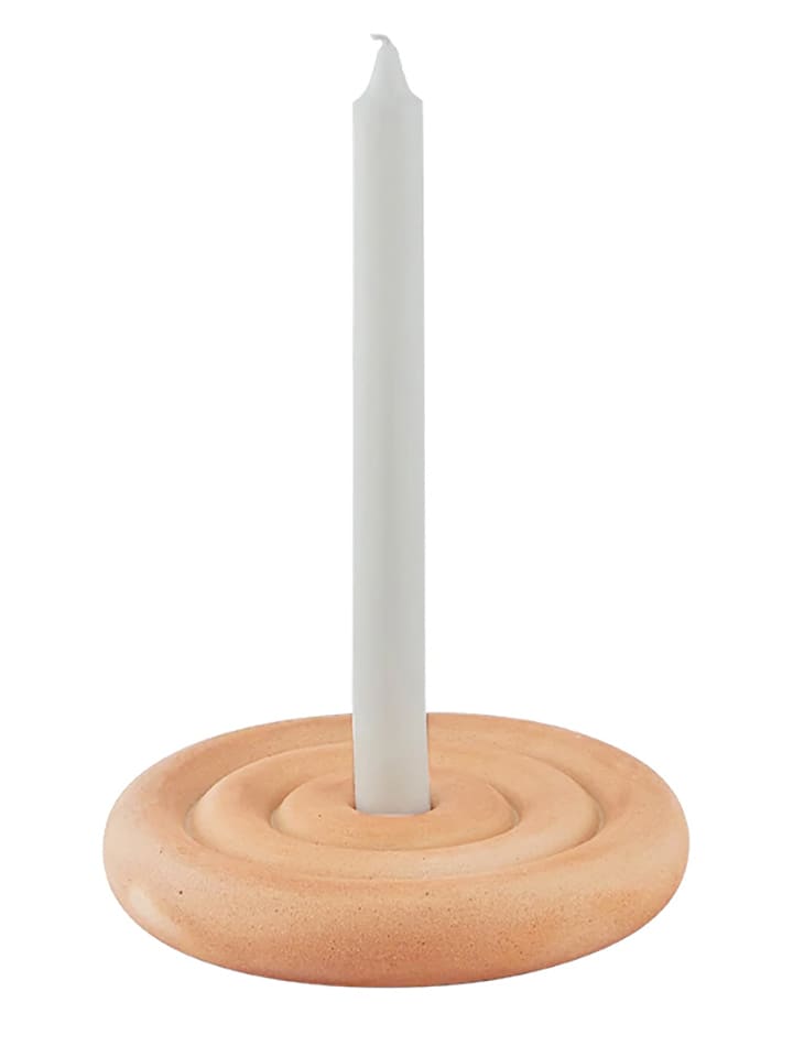 OYOY living design Świecznik "Savi" w kolorze beżowym - Ø 17 cm rozmiar: onesize