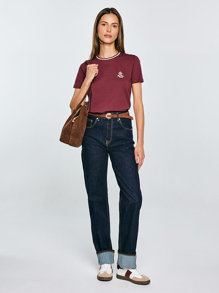 BIG STAR Koszulka "Lemorse" w kolorze bordowym rozmiar: S