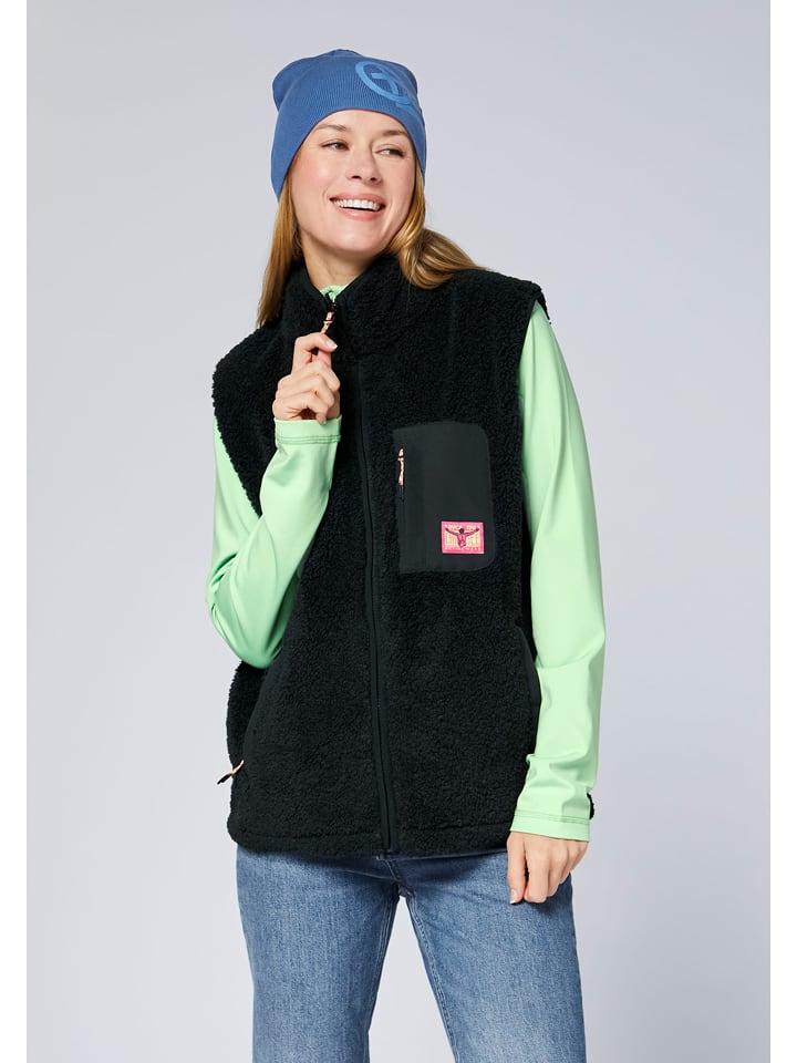 Chiemsee Kamizelka polarowa w kolorze czarnym rozmiar: M