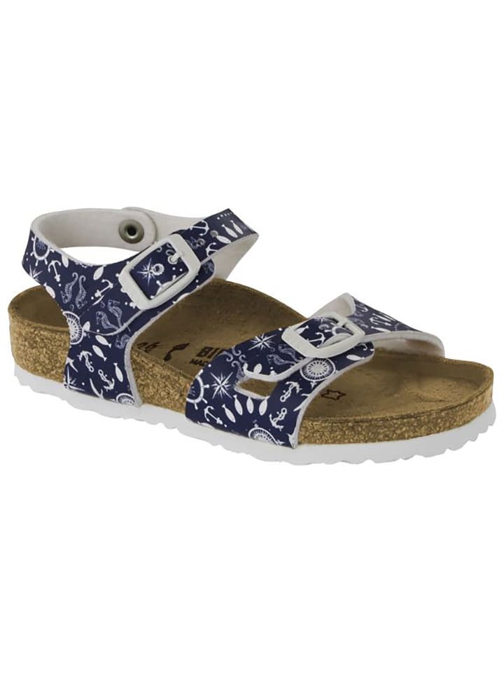 Birkenstock Sandały "Rio" w kolorze niebieskim rozmiar: 29