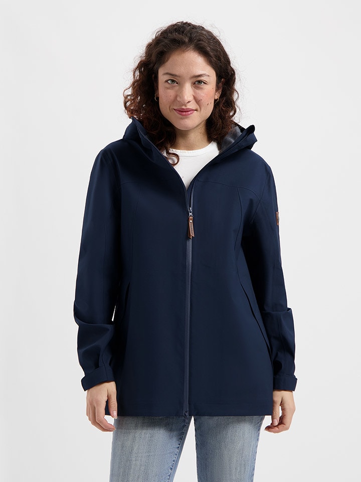 TRAVELIN' Kurtka softshellowa "Jannike" w kolorze granatowym rozmiar: M