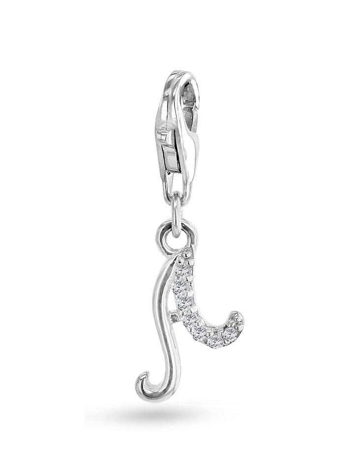 CHARM'S Srebrna zawieszka z cyrkoniami rozmiar: onesize