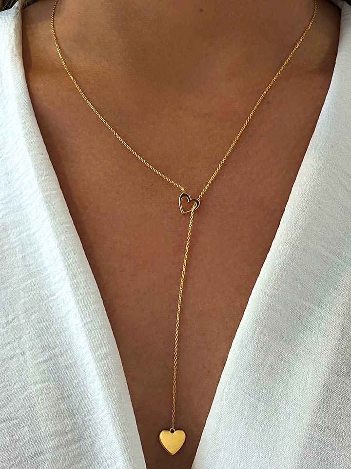 DI GIORGIO Pozłacany naszyjnik z elementem ozdobnym - dł. 55 cm rozmiar: onesize