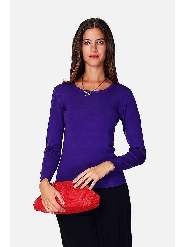 William de Faye Sweter w kolorze fioletowym rozmiar: 36