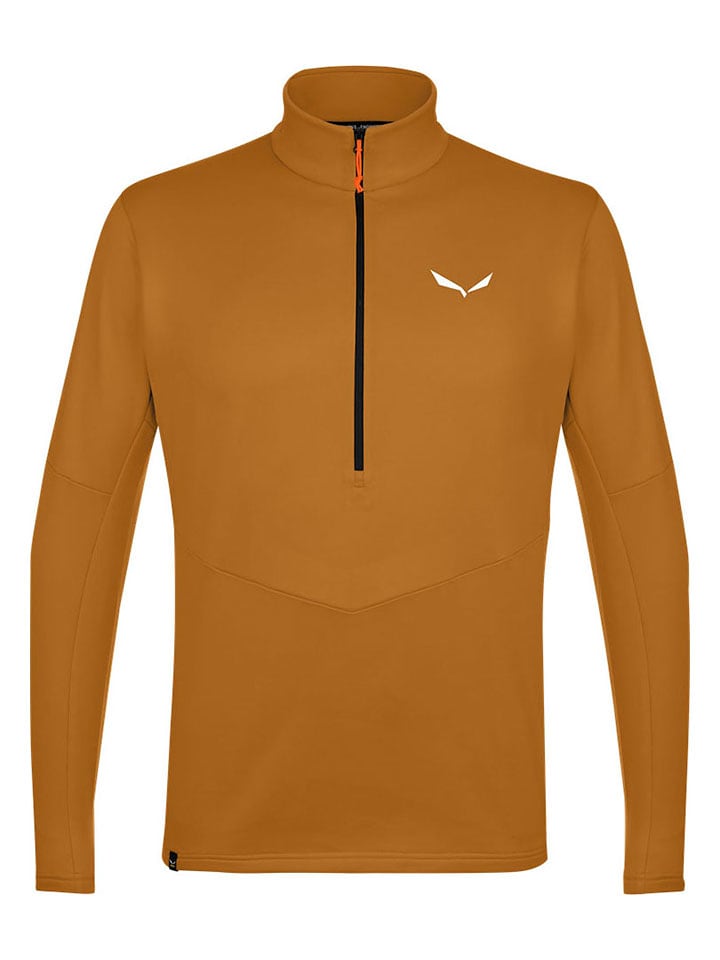 Salewa Bluza polarowa "Puez" w kolorze jasnobrązowym rozmiar: S