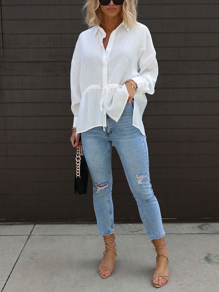 LA Angels Bluzka w kolorze białym rozmiar: M