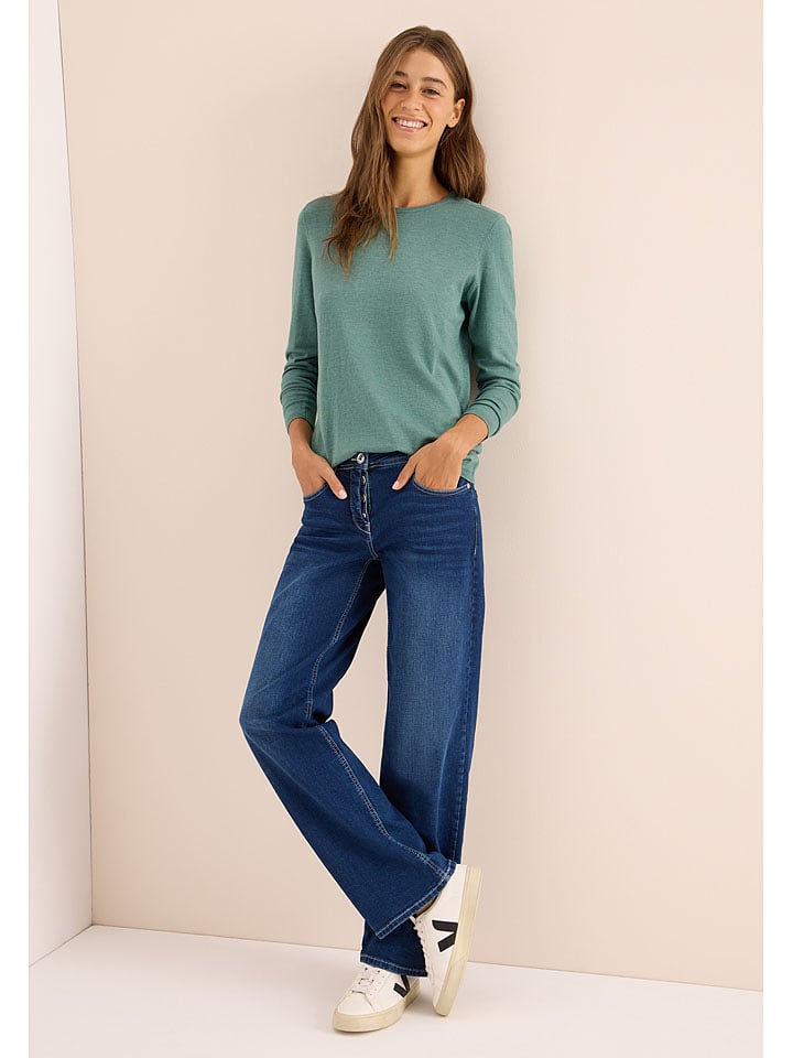 Cecil Sweter w kolorze turkusowym rozmiar: XL