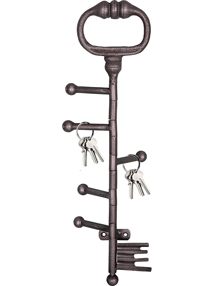Anticline Wieszak ścienny w kolorze szarym - 11 x 35 x 3,5 cm rozmiar: onesize