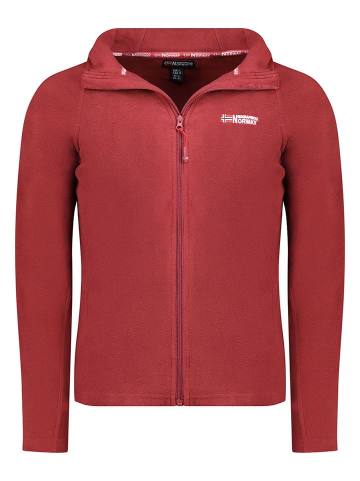 Geographical Norway Kurtka polarowa "Tugood" w kolorze bordowym rozmiar: XL