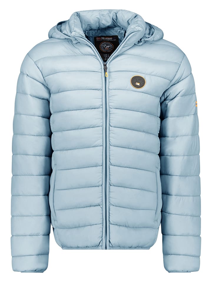 Geographical Norway Kurtka pikowana "Amigomap" w kolorze błękitnym rozmiar: XL