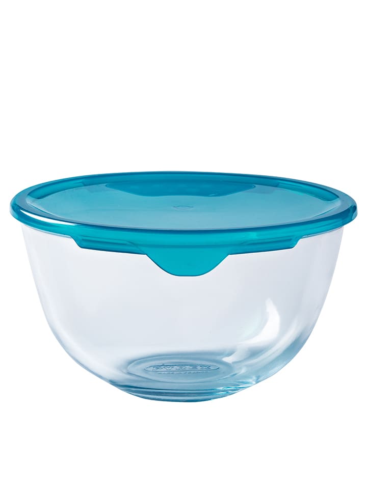 Pyrex Miska "Prep & Store" w kolorze niebieskim z pokrywką - 1 l rozmiar: onesize