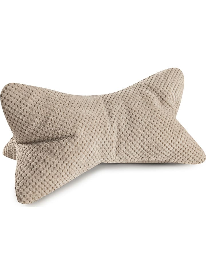 Magma Heimtex Poduszka "Comodo" w kolorze beżowym do czytania - 42 x Ø 22 cm rozmiar: onesize