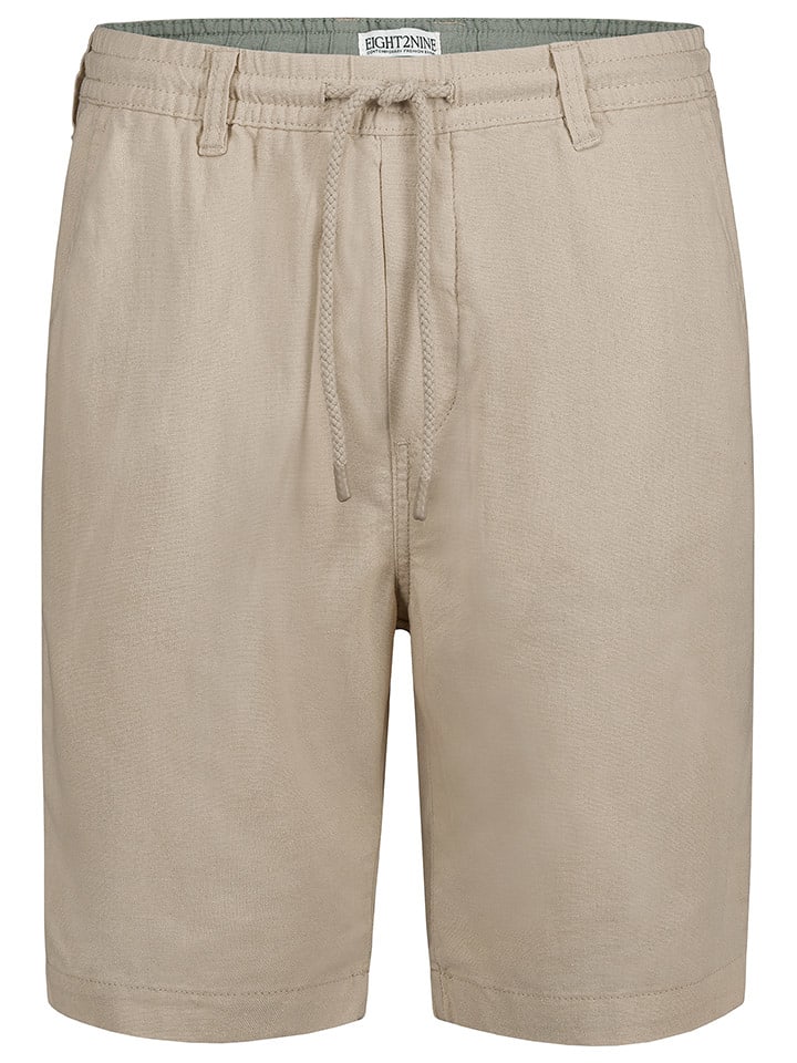 Eight2Nine Szorty w kolorze beżowym rozmiar: W30