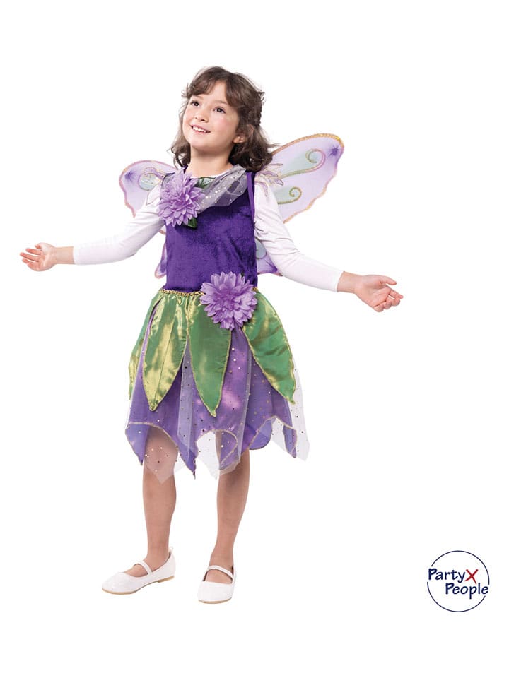 Party x People 3-częściowy kostium "Fee Violetta" w kolorze fioletowym rozmiar: 128