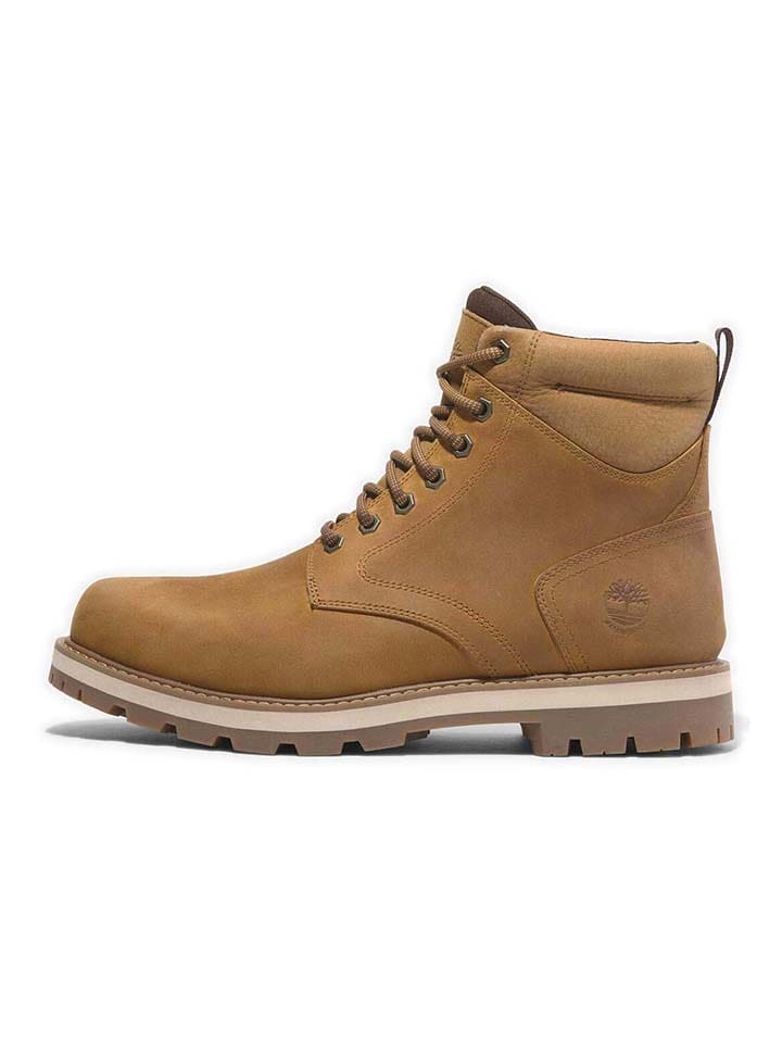 Timberland Skórzane botki "Britton road" w kolorze jasnobrązowym rozmiar: 43
