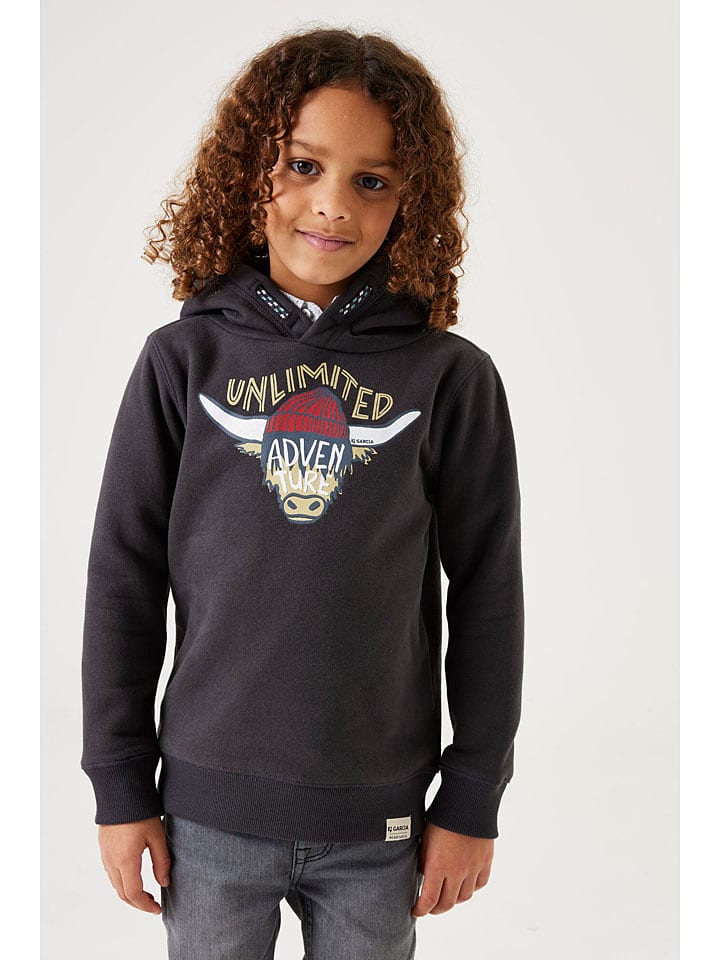 Garcia Bluza w kolorze antracytowym rozmiar: 92/98