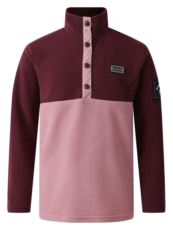 Dare 2b Bluza polarowa "Rapid" w kolorze jasnoróżowo-fioletowym rozmiar: 128
