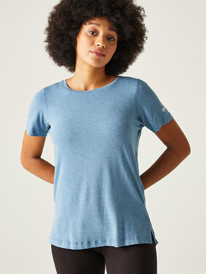 Regatta Koszulka "Ballyton" w kolorze błękitnym rozmiar: 36