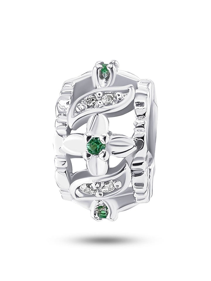 CHARM'S Srebrny charms z cyrkoniami rozmiar: onesize