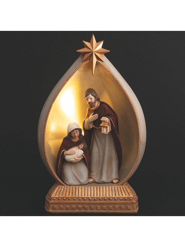 Villa d´Este Lampa dekoracyjna LED w kolorze złoto-białym - 14,5 x 24 x 9 cm rozmiar: onesize