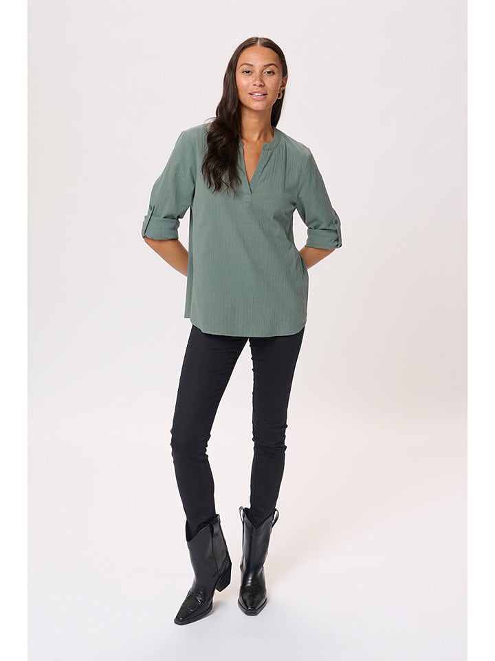 Kaffe Bluzka w kolorze turkusowym rozmiar: 36