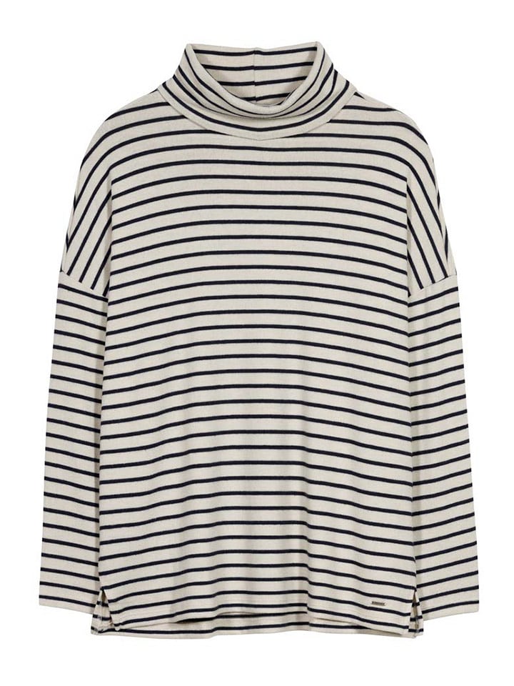 Herrlicher Koszulka w kolorze biało-czarnym rozmiar: M