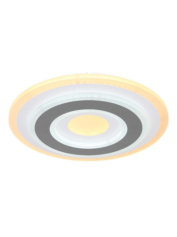 Globo lighting Lampa sufitowa "Sabatino" w kolorze biało-szarym - Ø 30 cm rozmiar: onesize