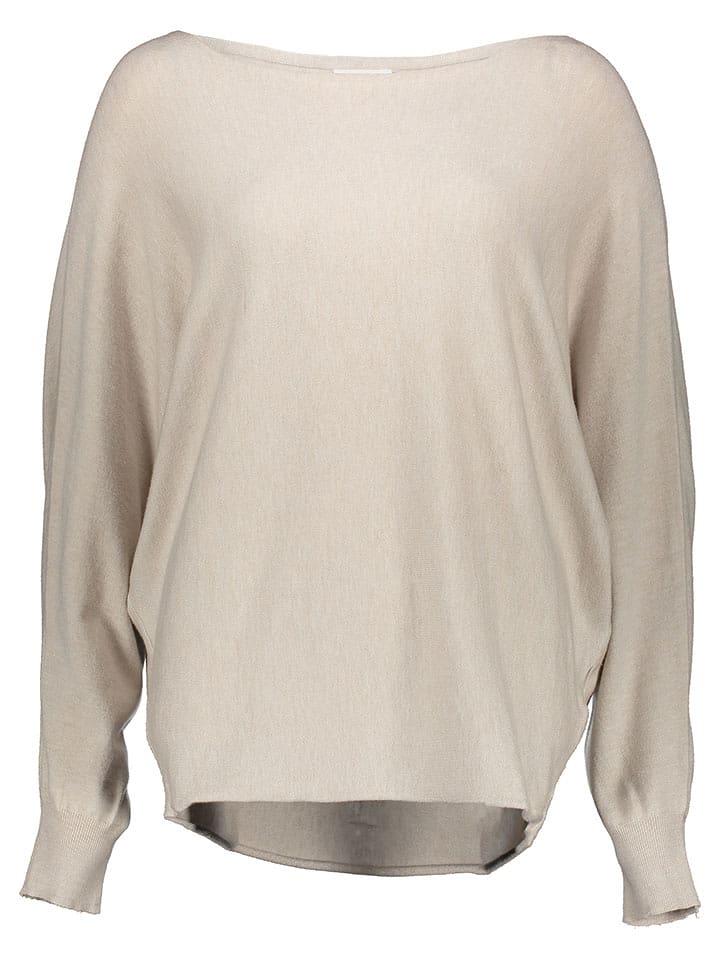 Sublevel Sweter w kolorze beżowym rozmiar: M/L