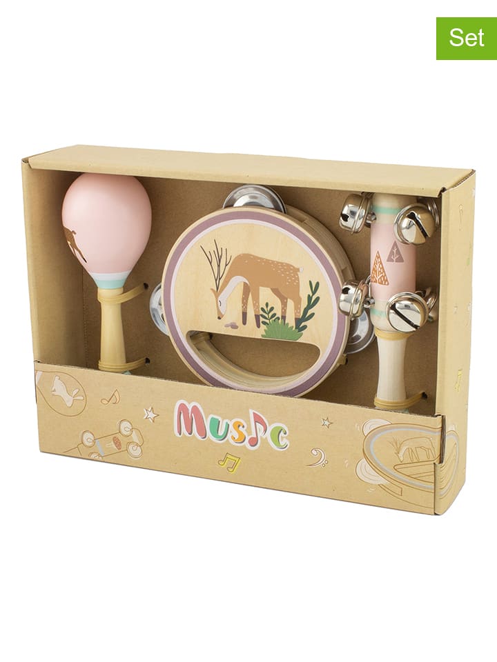 Ulysse 3-częściowy zestaw intrumentów w kolorze jasnobrązowym - 18 m+ rozmiar: onesize