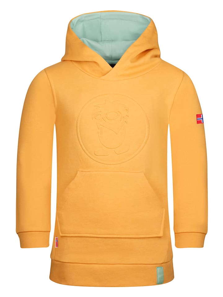 Trollkids Sukienka dresowa "Sandefjord" w kolorze żółtym rozmiar: 128