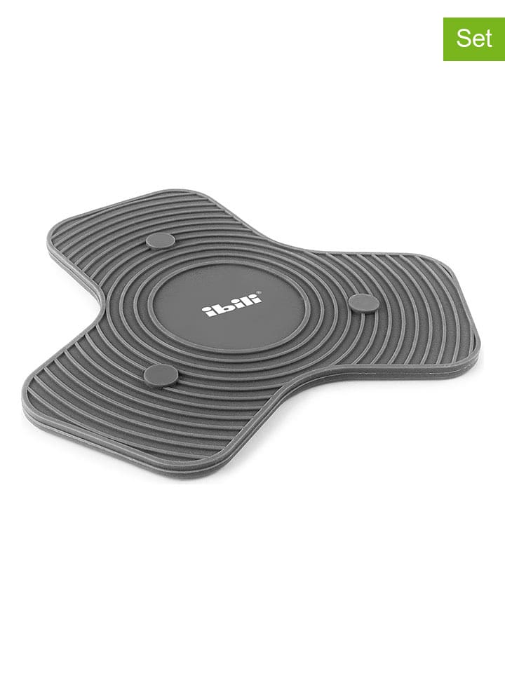 Ibili Podstawki (2 szt.) w kolorze szarym - Ø 18 cm rozmiar: onesize